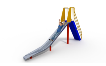 B006-001 - 1.5m High Free Standing Slide (Thumbnail)